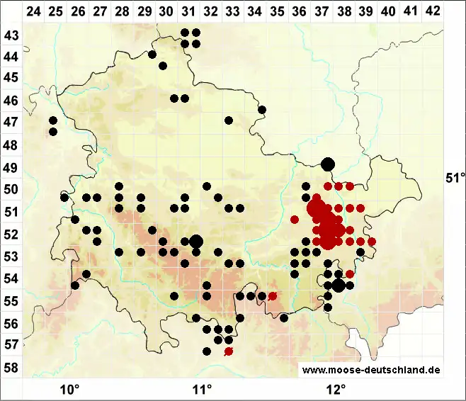 Verbreitungskarte historisch