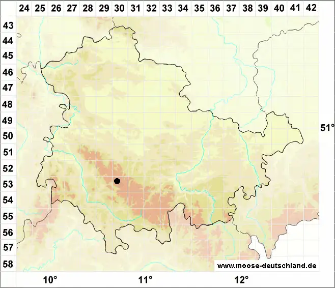 Verbreitungskarte regional